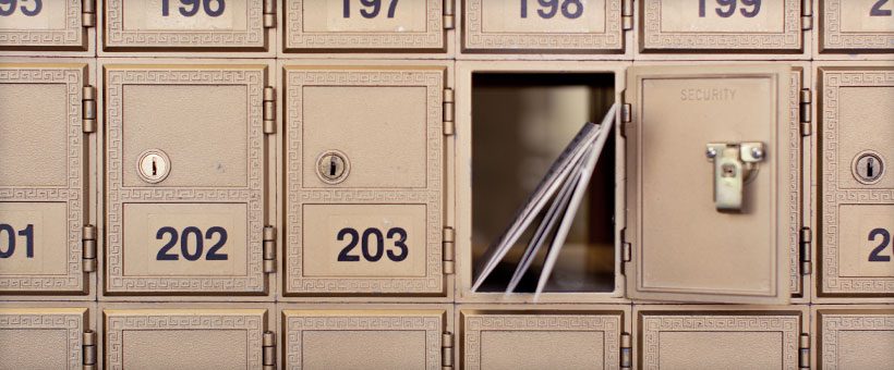 Private mailbox rentals