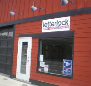 The Letterlock storefront in Sumas, Washington